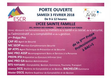 Portes Ouvertes Lycée Professionnel et Enseignement Supérieur